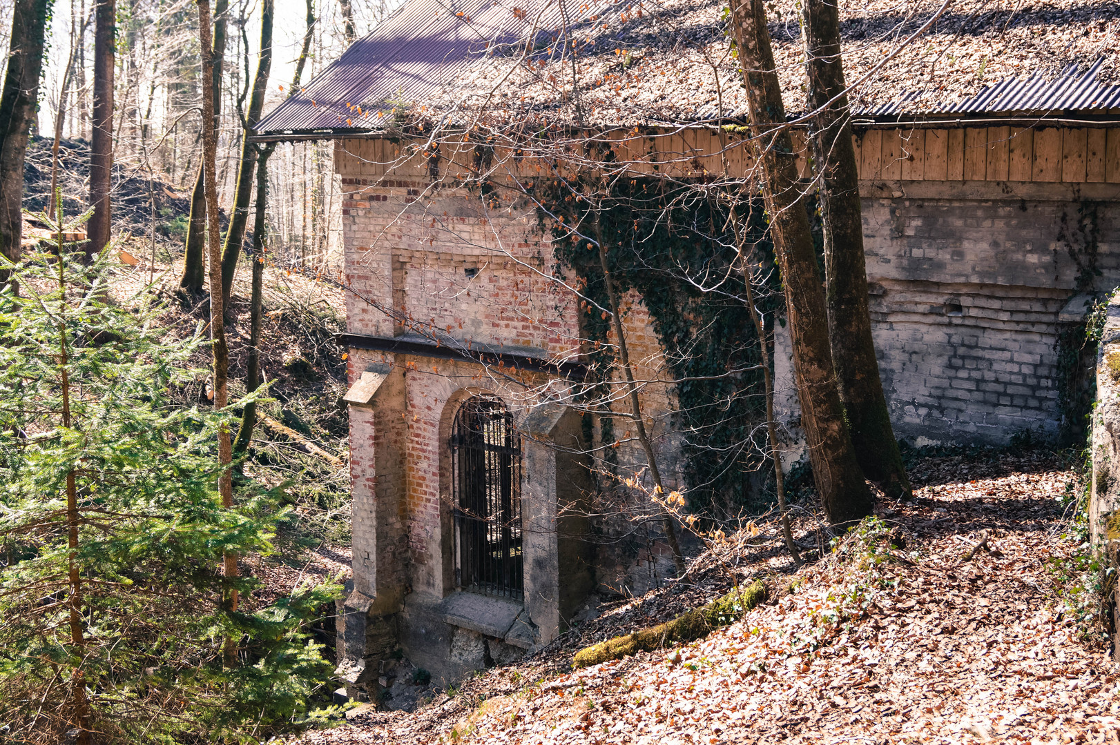 Verlassenes Pumpenhaus