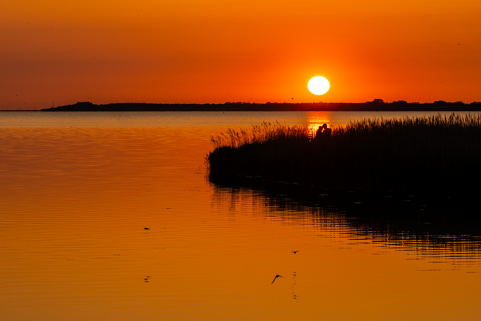 "Verliebt beim Sonnenuntergang"