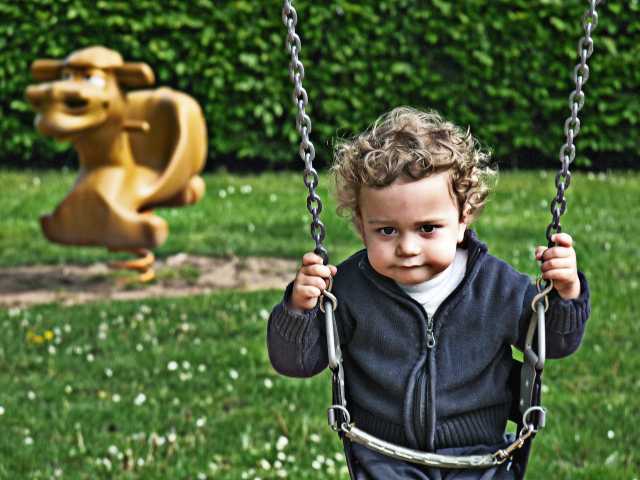 Verloren auf dem Spielplatz