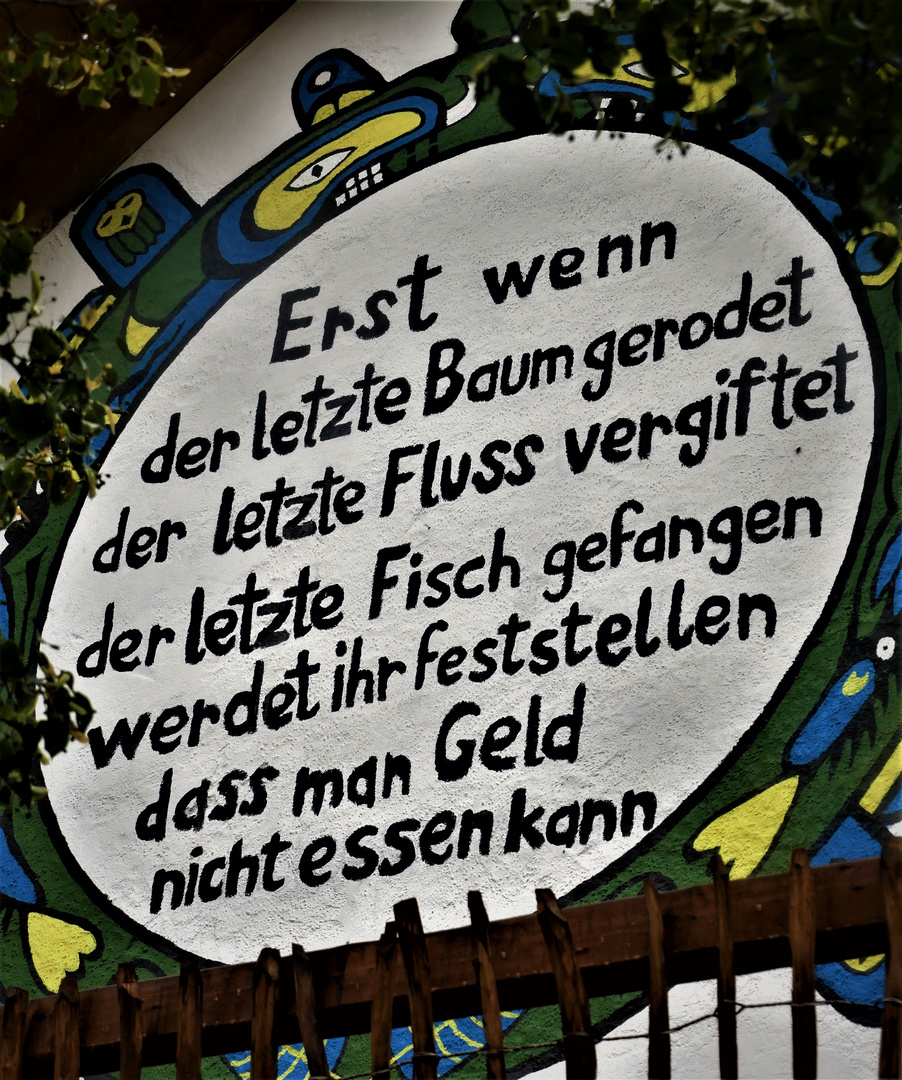 Vermeintliche Weissagung der Cree - Aktueller denn je zuvor