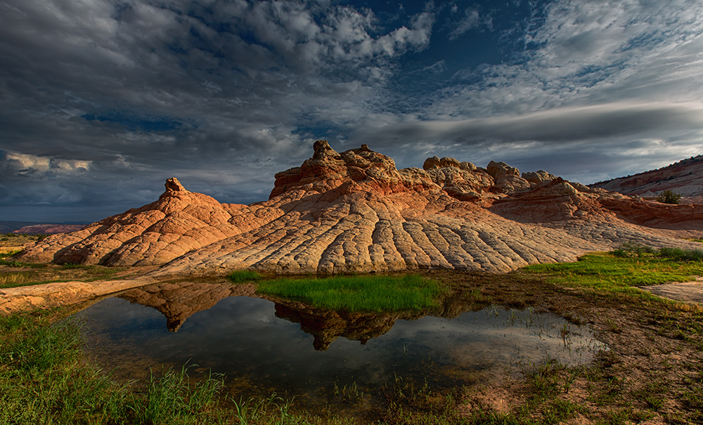 Vermillion Cliffs morgens nach dem Thunderstorm