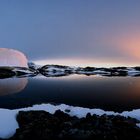 Vernadsky Base, Antarctica , Sonnenuntergang und Aufgang