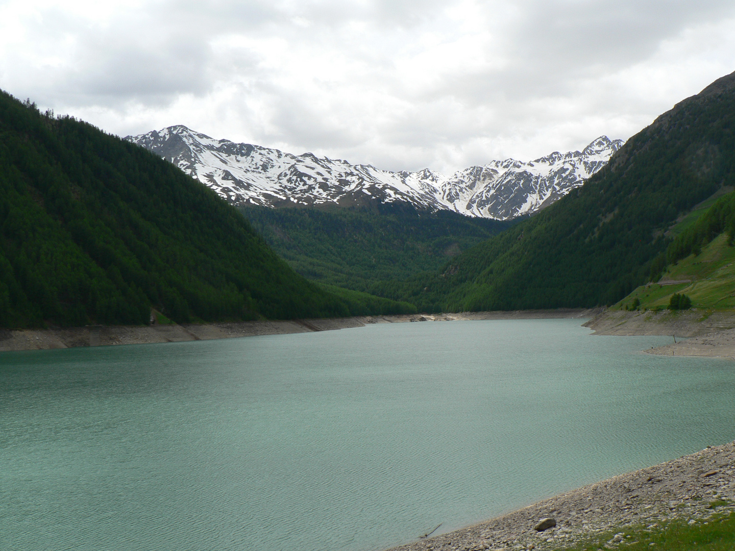 Vernagt-Stausee + Schnee :-)