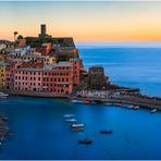 Vernazza kurz vor Sonnenuntergang