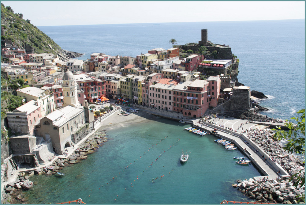 Vernazza von der anderer Seite