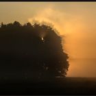 Vernebelt: Gegenlichtschatten