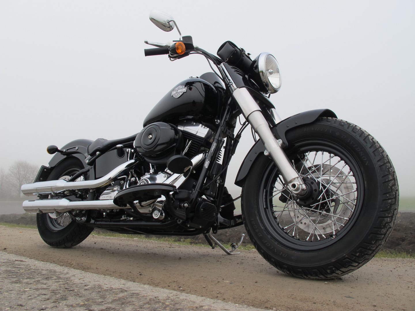 Vernebelte Harley Davidson Slim...