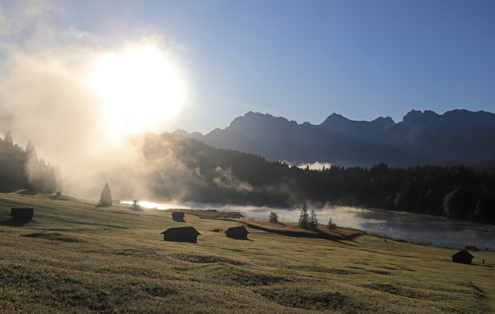 Vernebelte Sonne