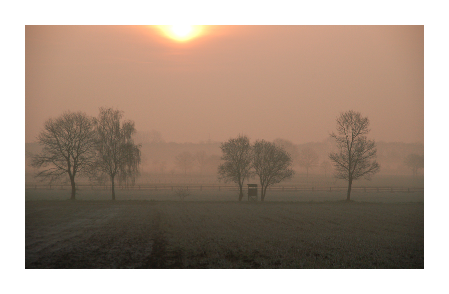 vernebelter Start in den Tag