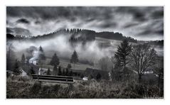 vernebeltes Sauerland