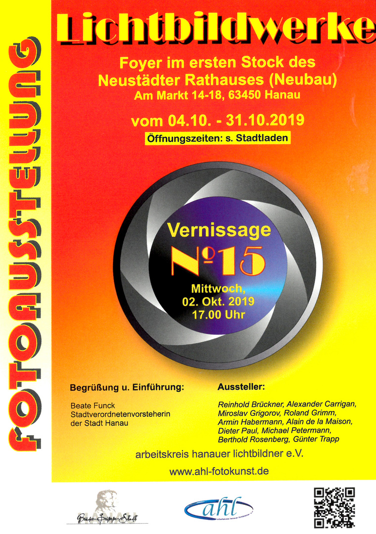 vernissage + ausstellung