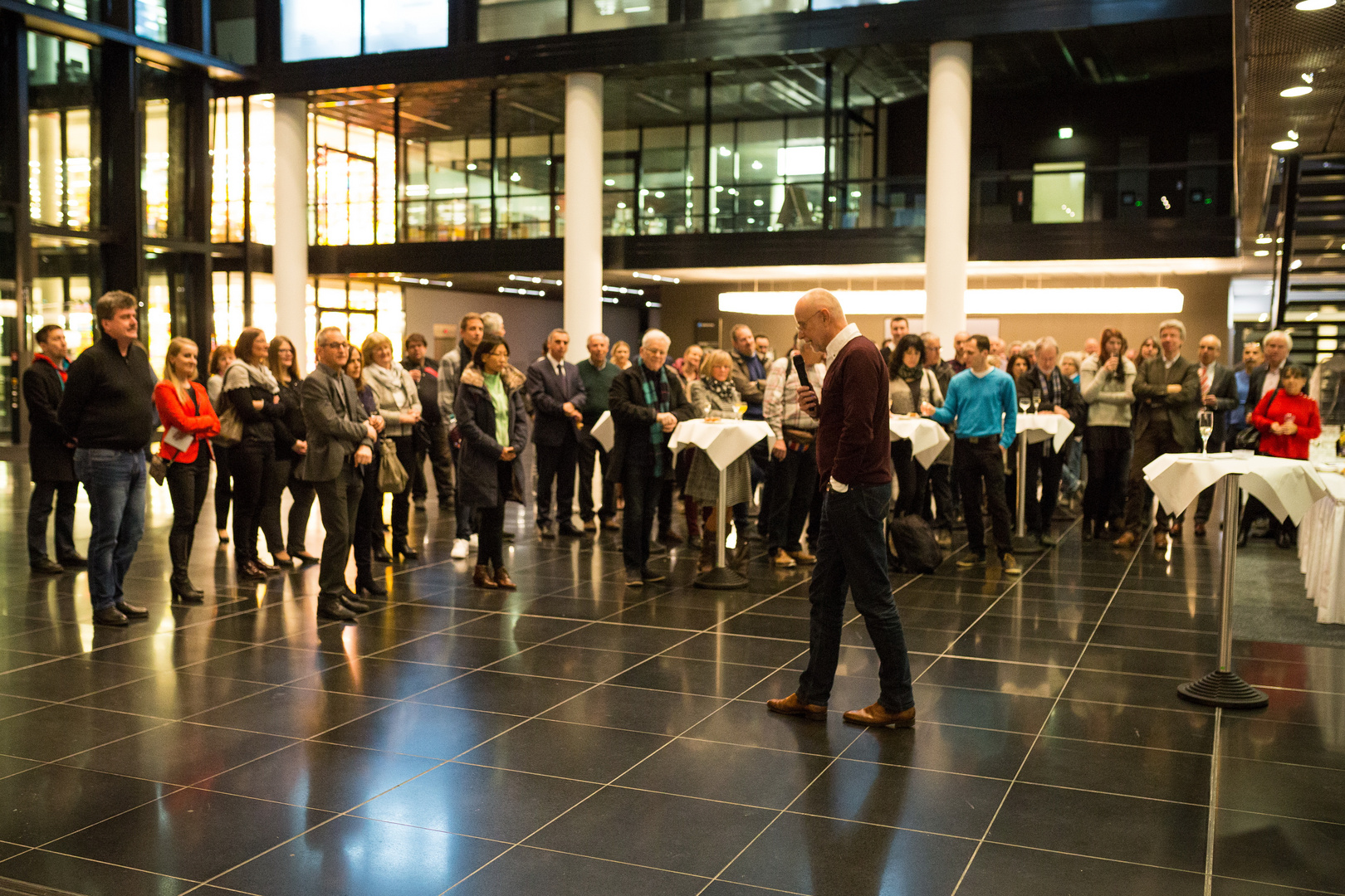 Vernissage "Menschen, die im Untergrund einer Stadt arbeiten"