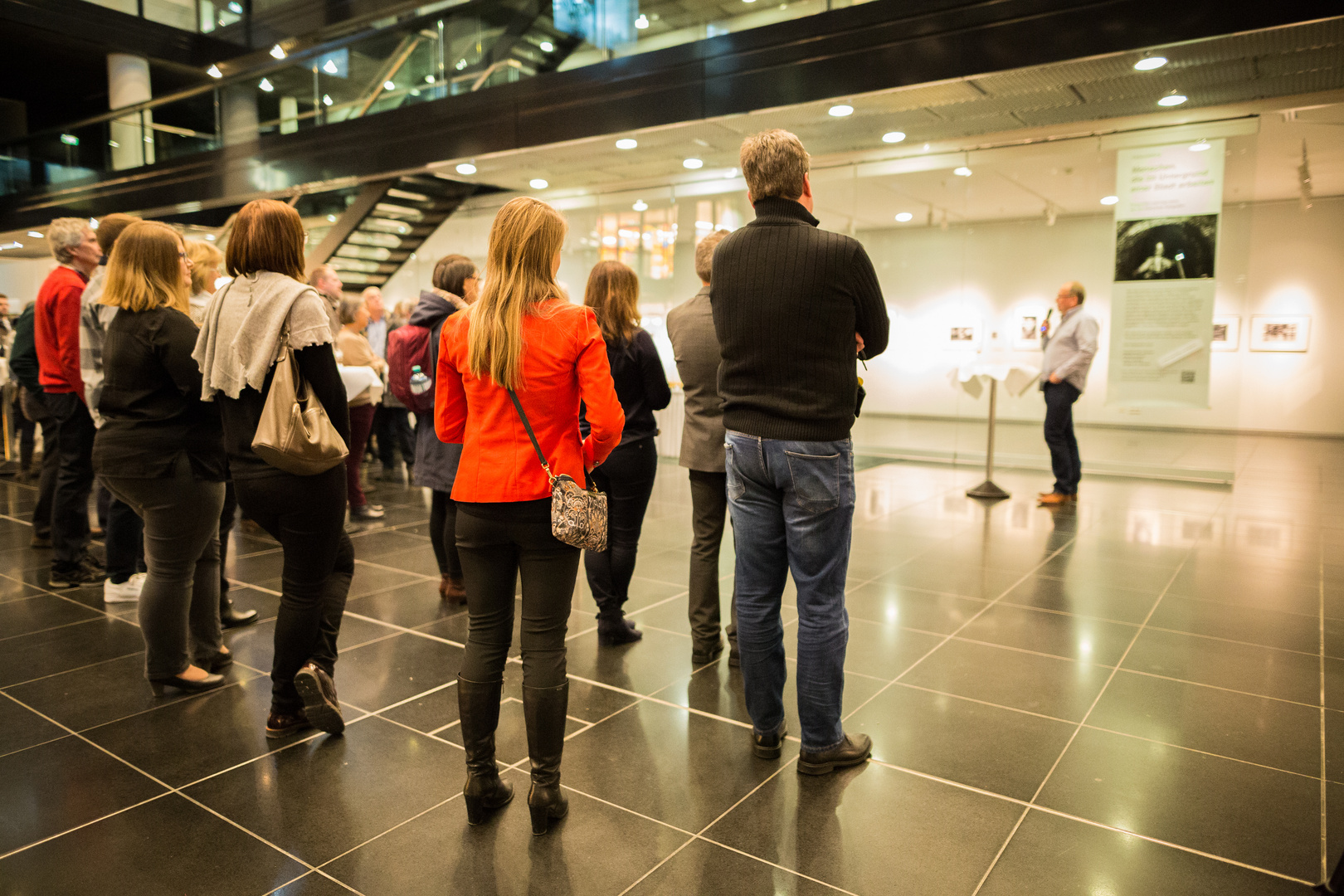 Vernissage "Menschen, die im Untergrund einer Stadt arbeiten"