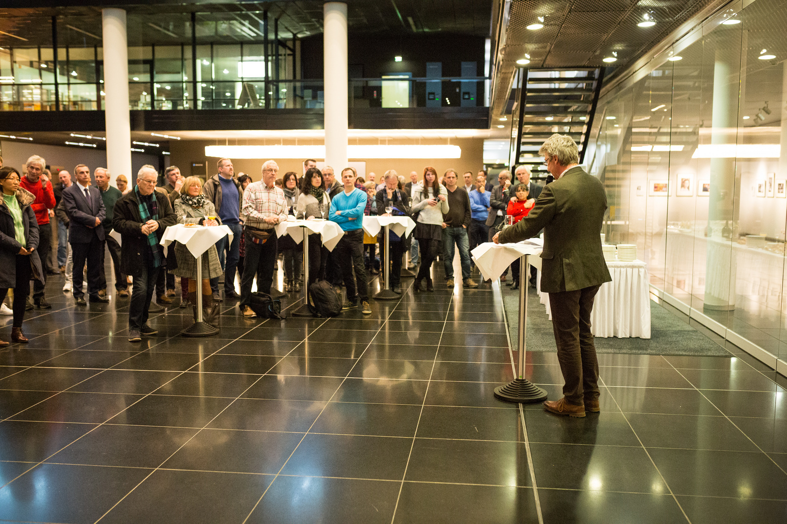 Vernissage "Menschen, die im Untergrund einer Stadt arbeiten"