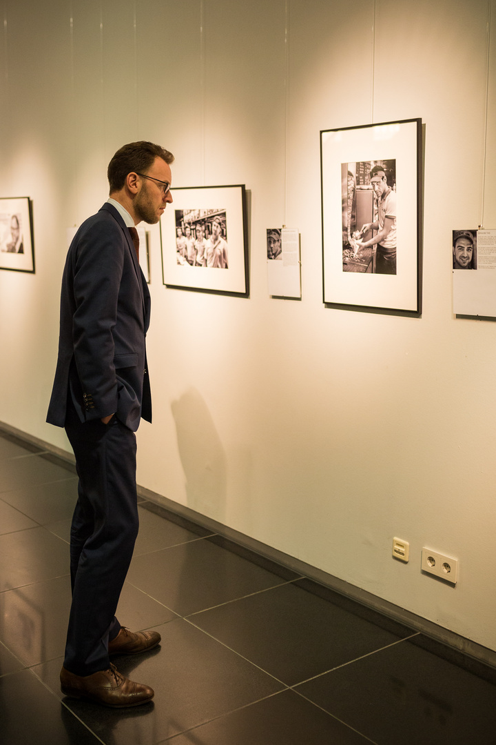 Vernissage "Menschen, die im Untergrund einer Stadt arbeiten"