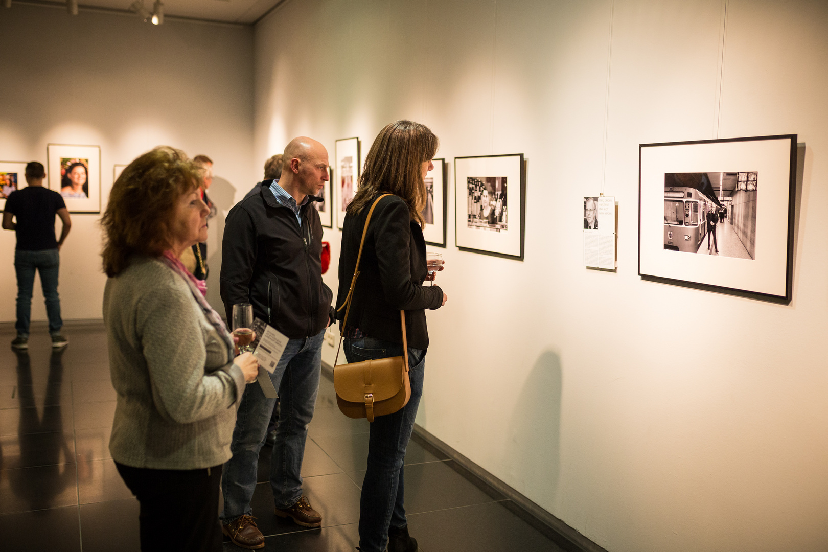 Vernissage "Menschen, die im Untergrund einer Stadt arbeiten"