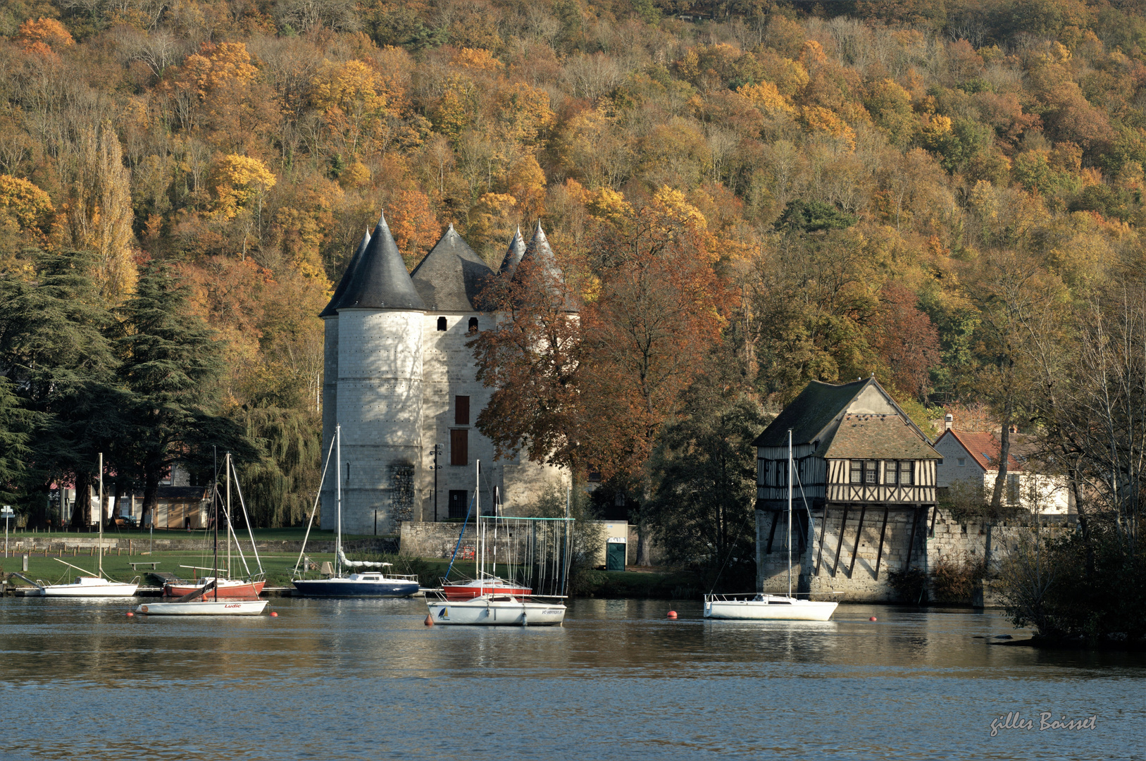 Vernon, l'automne sur la colline de Vernonnet