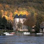 Vernon lumière d'automne sur les Tourelles