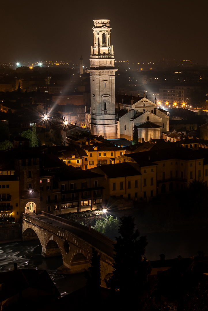 Verona by night