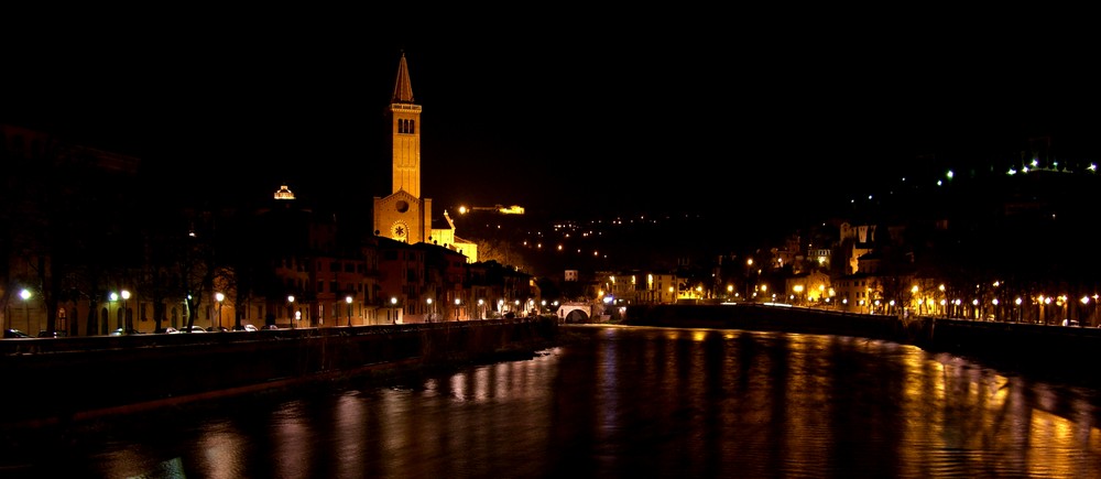 Verona by night