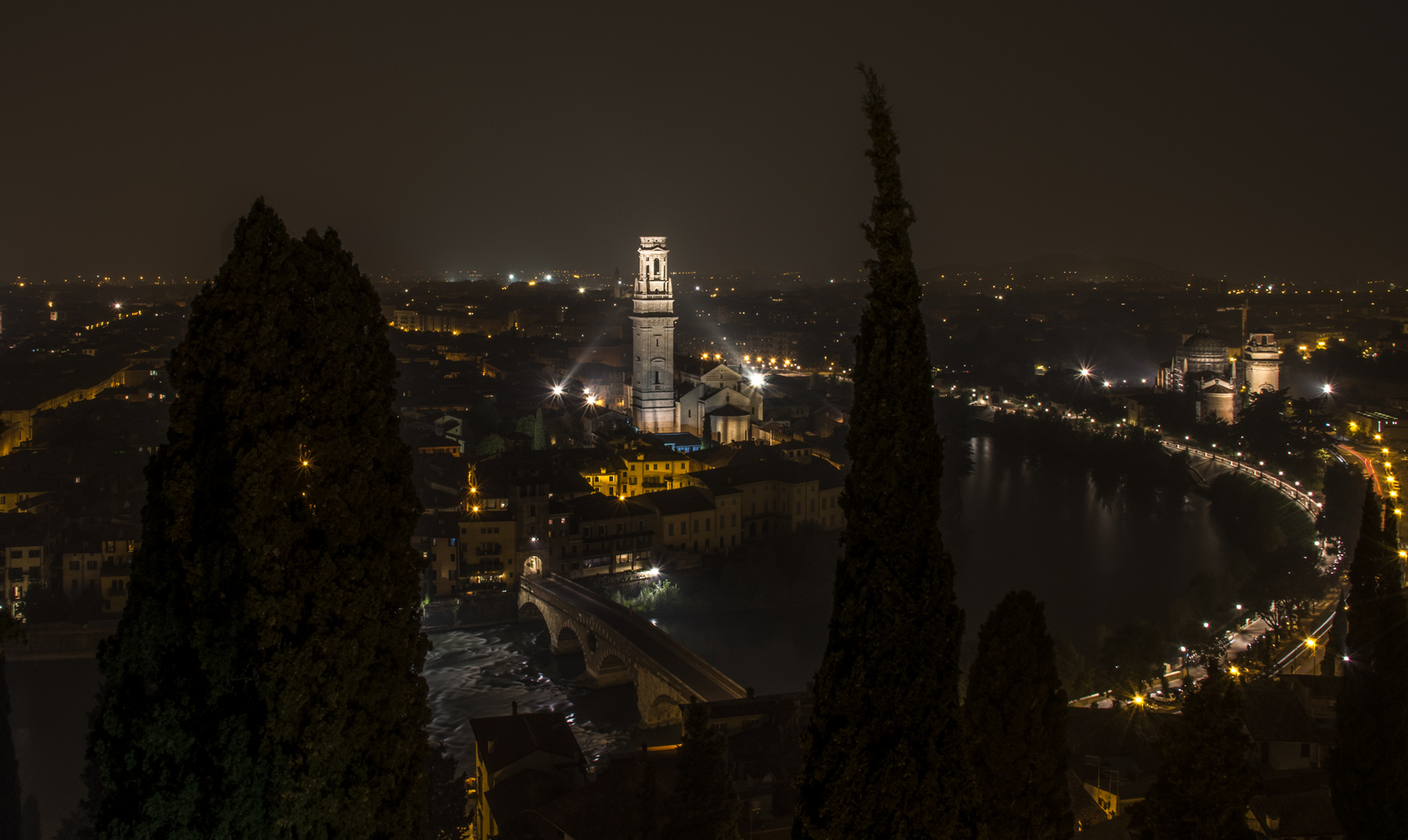 Verona by night