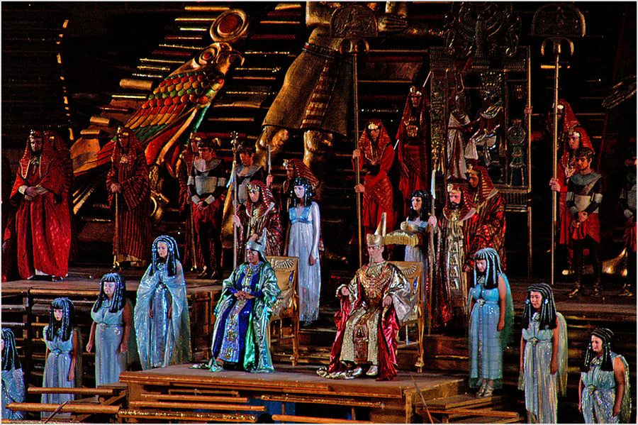 Verona - Opernfestspiele - Aida Bühnenbild