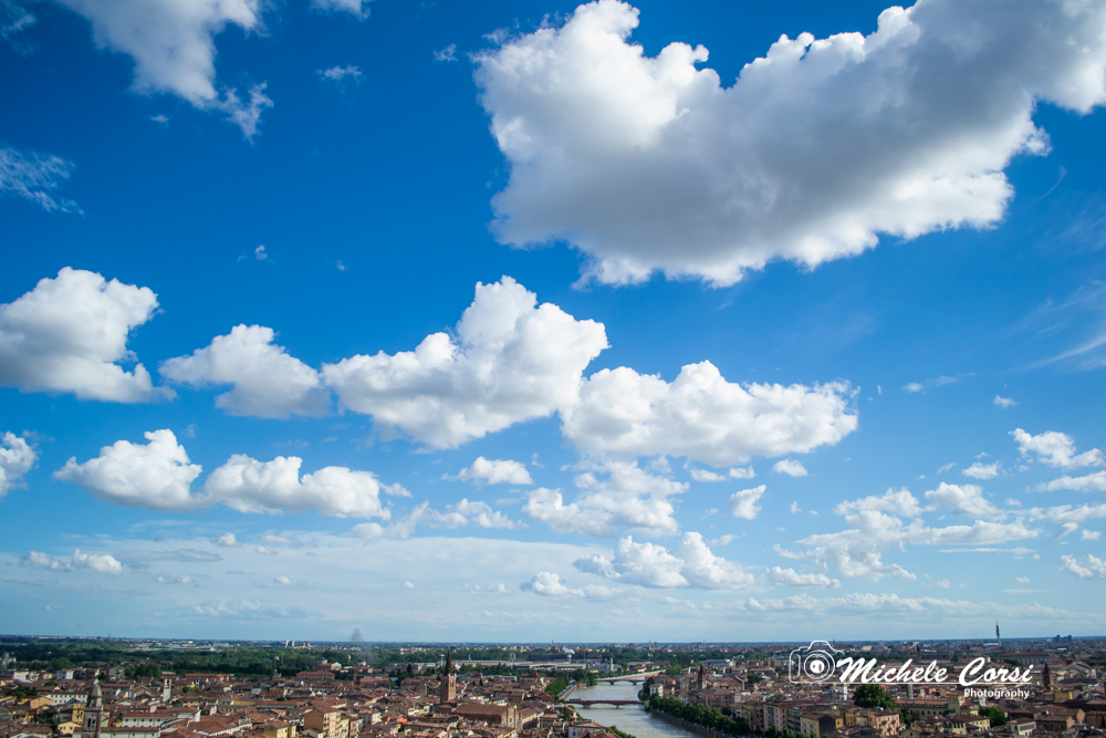 Verona sotto le nuvole