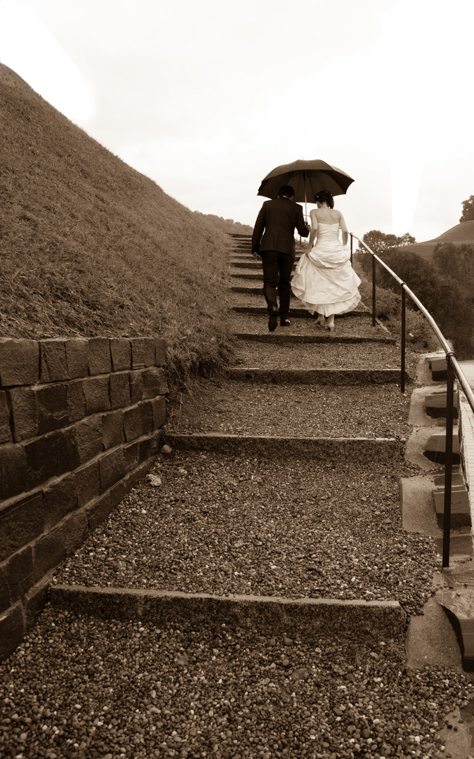 Verregnete Hochzeit