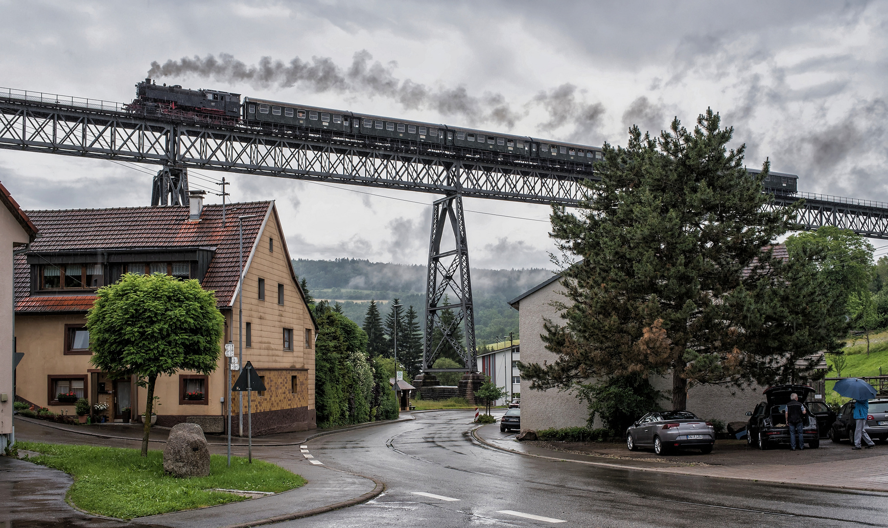 Verregneter Nachmittag im Wutachtal