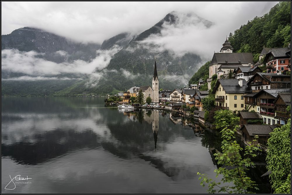 Verregnetes Hallstatt