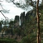 "Verrückter Dezember", die Falknertürme im Elbsandsteingebirge