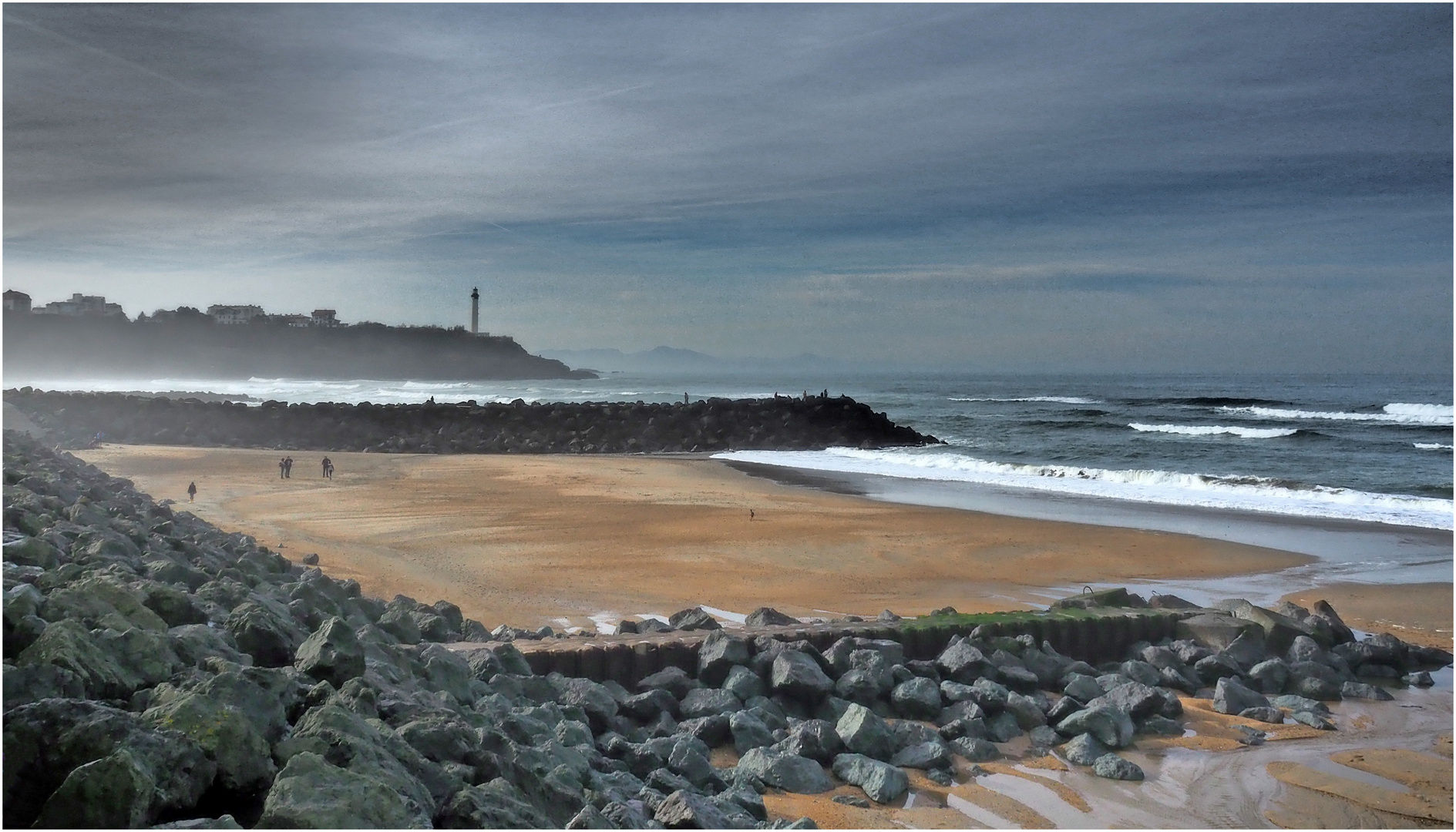 Vers la Chambre d’Amour et le Phare de Biarritz 