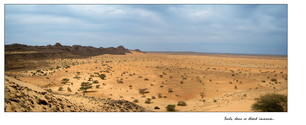 Vers la dune de Zarga