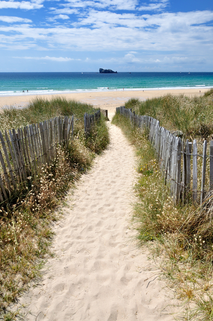 Vers la plage de Pen-Hat