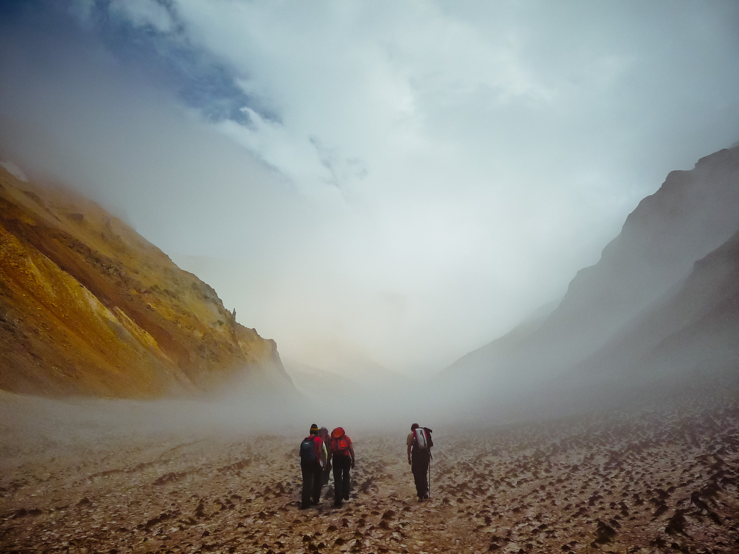 vers le sommet - Avatchinksi volcan