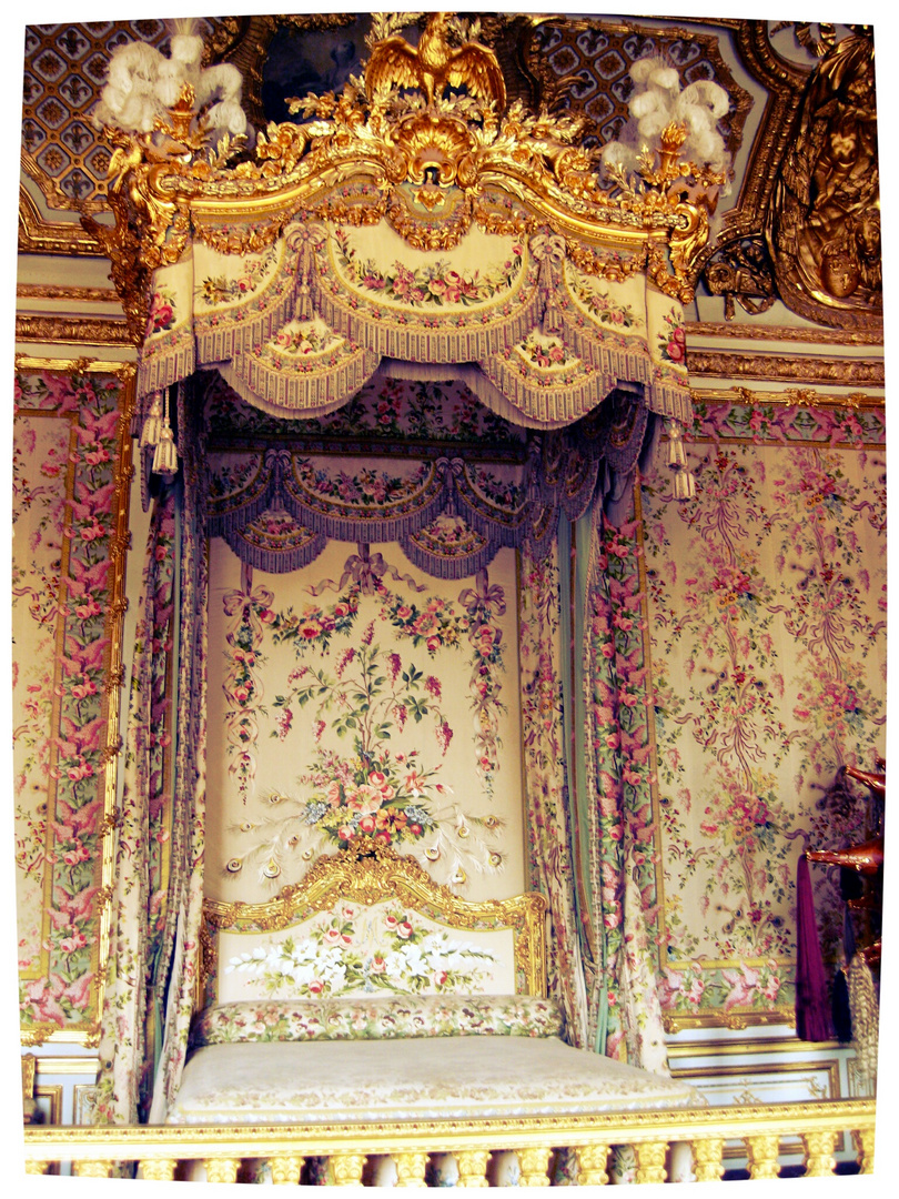 Versailles: la chambre de Marie-Antoinette
