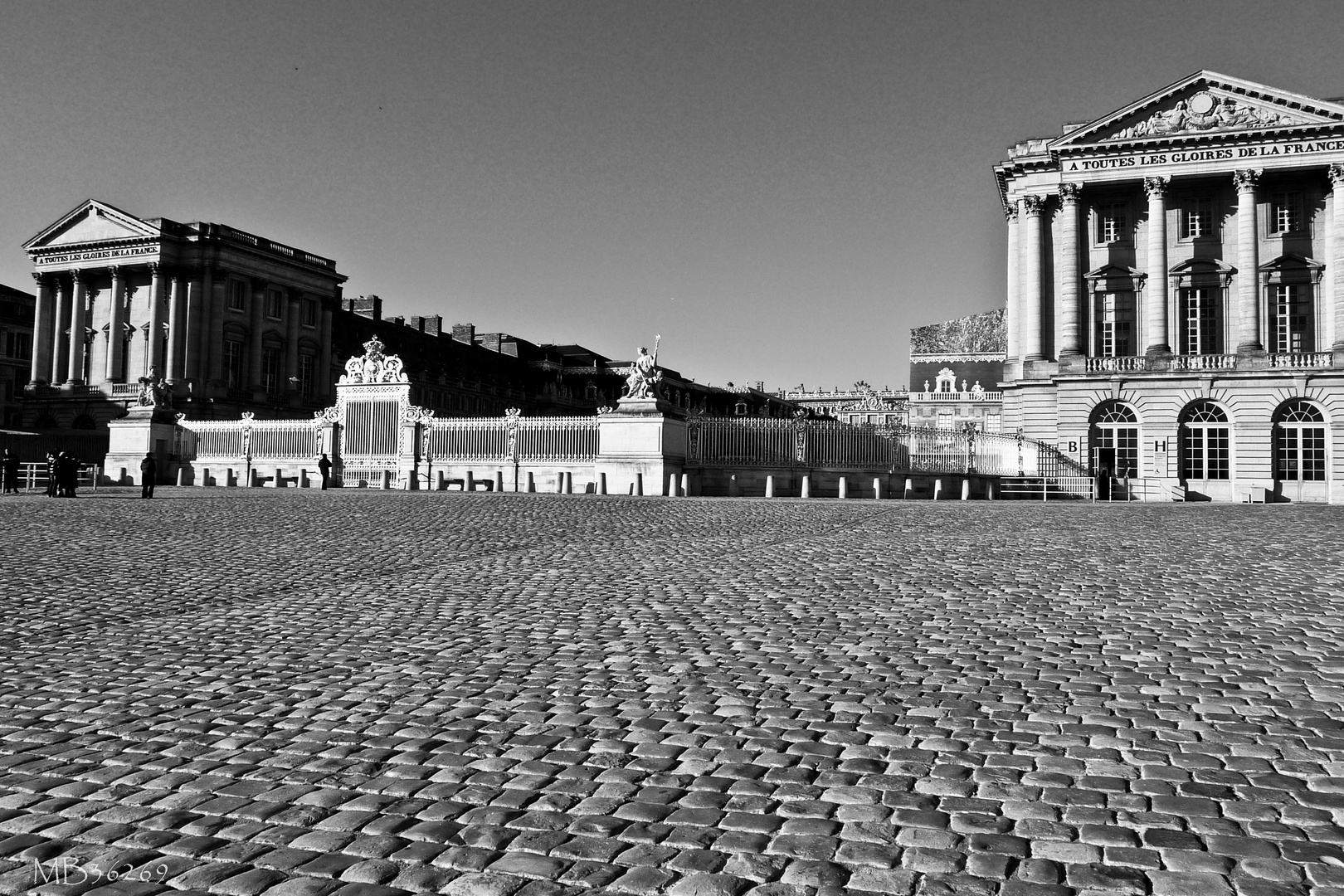 Versailles monochrome