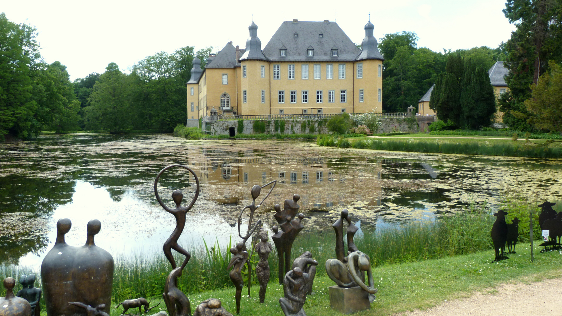 Versammlung am See