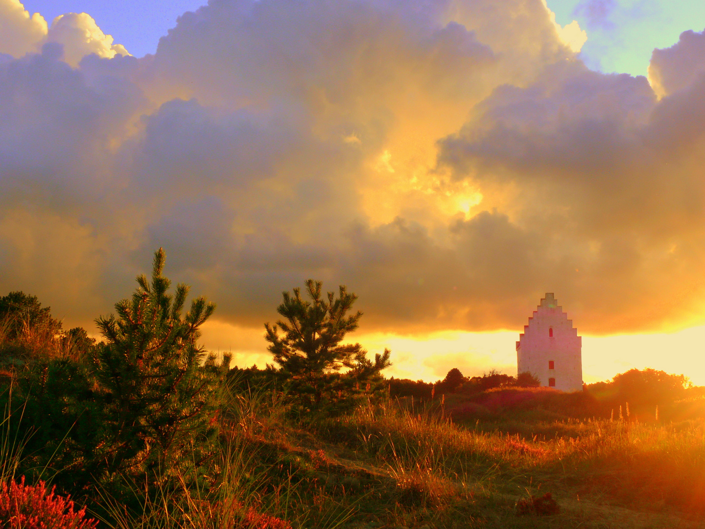 versandete Kirche in Jütland