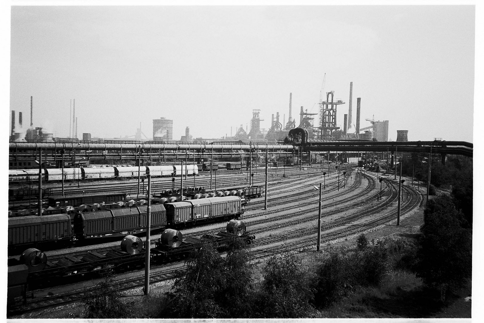 Verschiebebahnhof Duisburg Beeck, August Thyssen Hütte, jetzt TKS