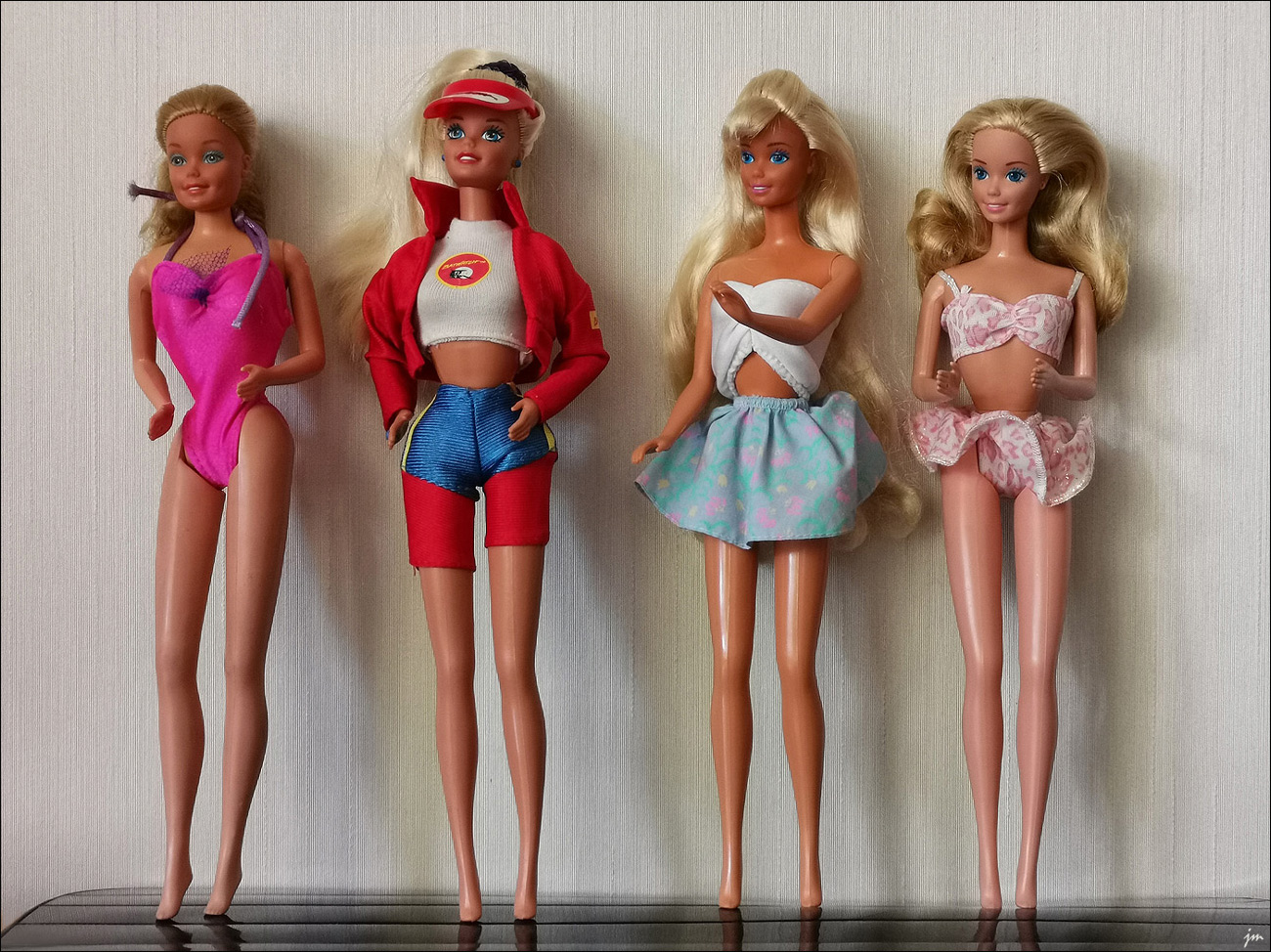 Verschiedene Barbie - Jahrgänge 