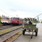 Verschiedene Fahrzeuge auf der Krebsbachtalbahn in Hüffenhardt  17.10.2020