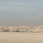 verschlafene winterlandschaft