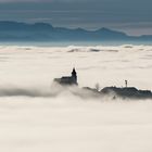 Verschlungen im Nebelmeer