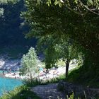 Verschlungene Pfade am See, Lago di Tenno (Trentino)