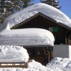 Verschneite Berghütte auf dem Brambrüesch ( 17.02.12 )