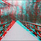 verschneite Brücke (3D Ana)