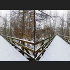 verschneite Brücke (3D)