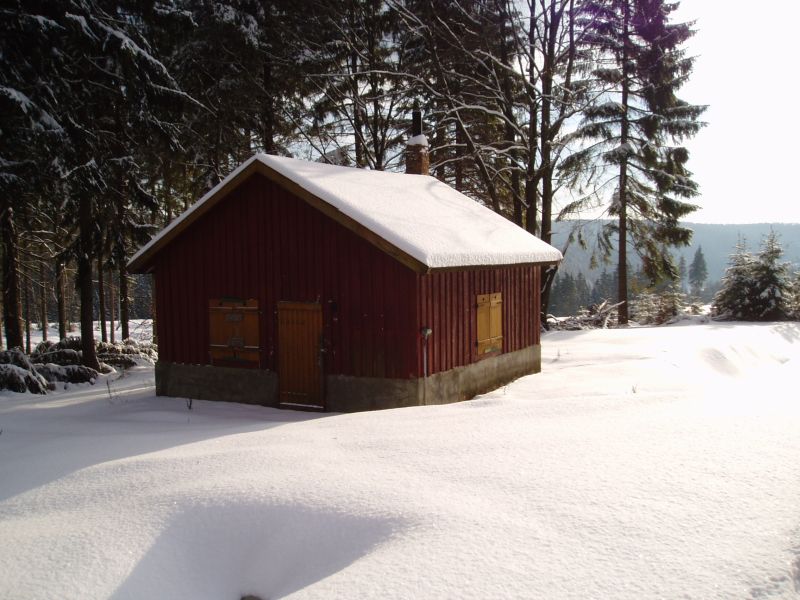 ...verschneite Hütte... von Markus Heinrich