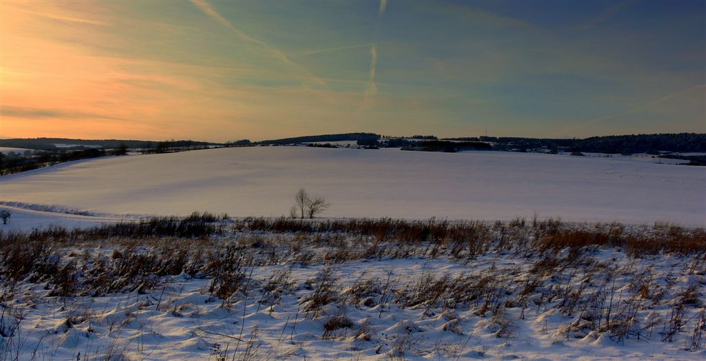 verschneite Landschaft